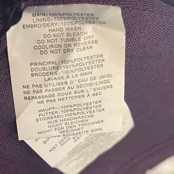 NWT Glitter Sequin Ombré Purple Short Sleeve Blouse Small Sparkle Party Top - Picture 15 of 15